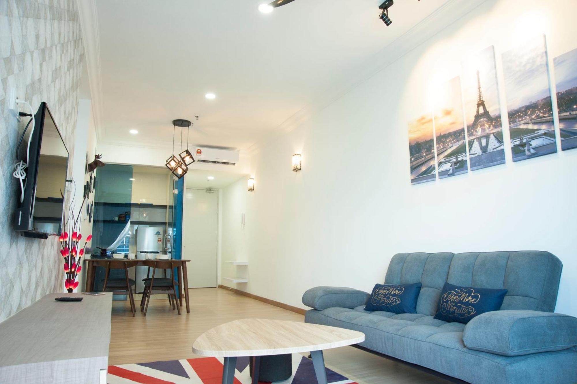 60 M² Dengan 2 Kamar Tidur Dan 1 Kamar Mandi Pribadi Di Pusat Kota Apartemen *